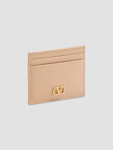 Valentino Garavani Women's VLogo Signature Grainy Calfskin Card Holder | Thumbnail 3 Valentino Garavani Women's VLogo Signature Grainy Calfskin Card Holder | Thumbnail 3