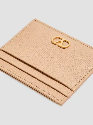 Valentino Garavani Women's VLogo Signature Grainy Calfskin Card Holder | Thumbnail 5 Valentino Garavani Women's VLogo Signature Grainy Calfskin Card Holder | Thumbnail 5