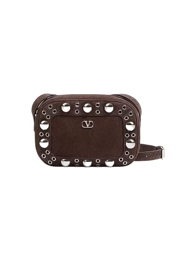 Valentino Garavani Women's Nellcôte Suede Crossbody Bag - Brown
