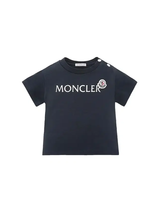 Moncler Baby Boy's & Little Boy's Crew Neck in Cotton Jersey - Night Blue