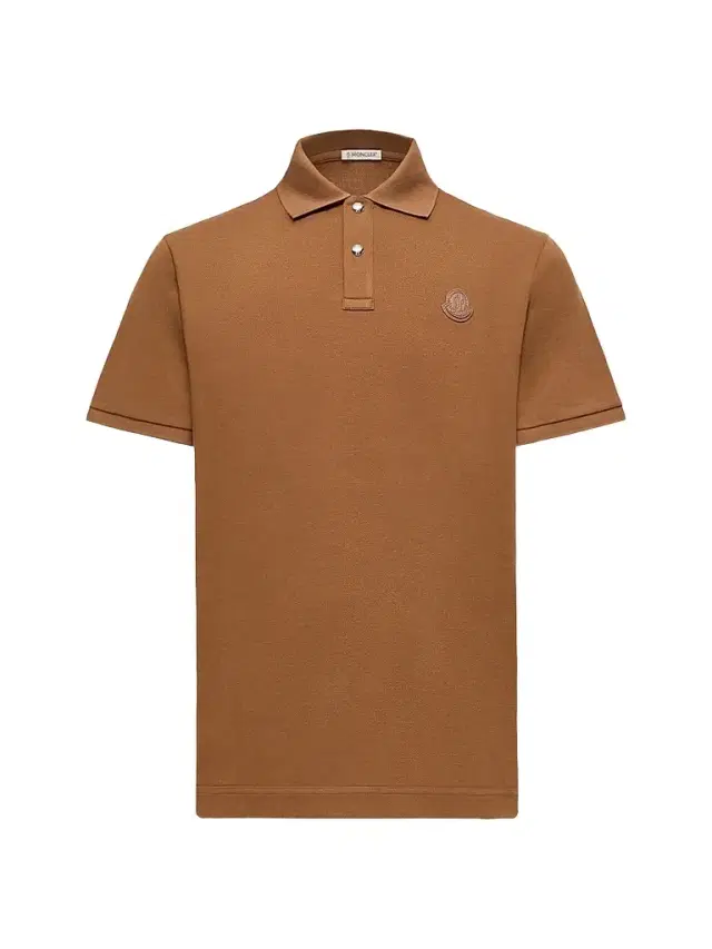 Moncler Men's Polo Shirt in Cotton Piquet - Brown