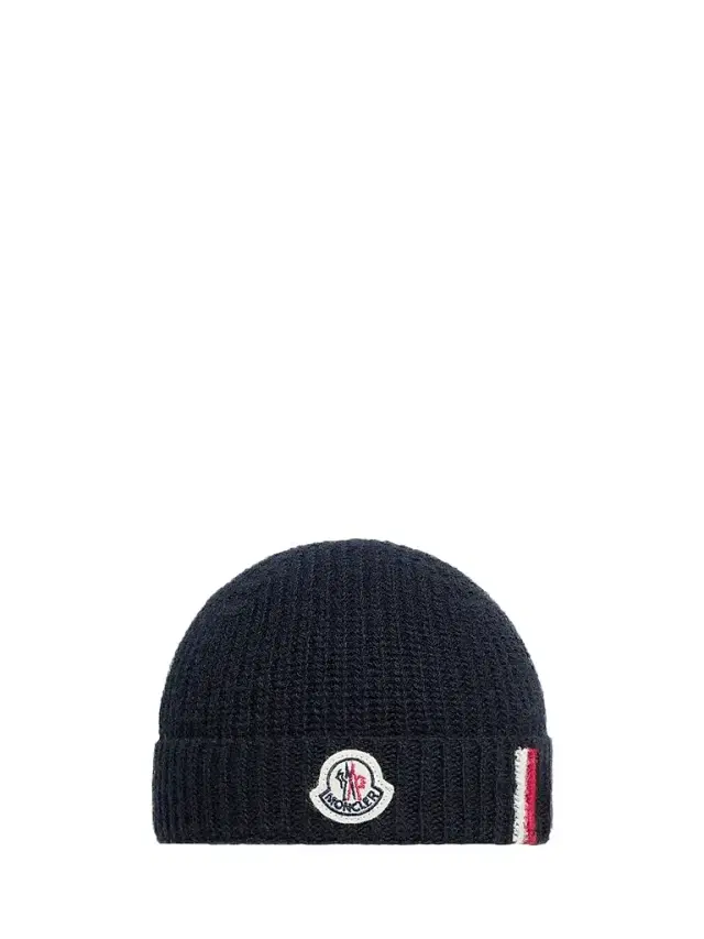 Baby Boy's & Little Boy's Beanie Hat in Wool - Navy Blue