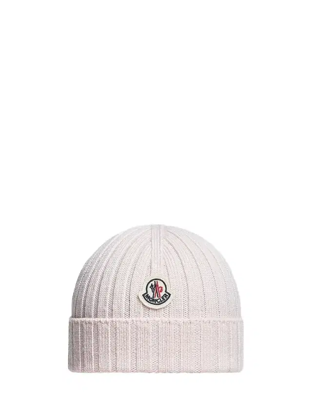 Baby Girl's Beanie Hat in Wool - Light Pink