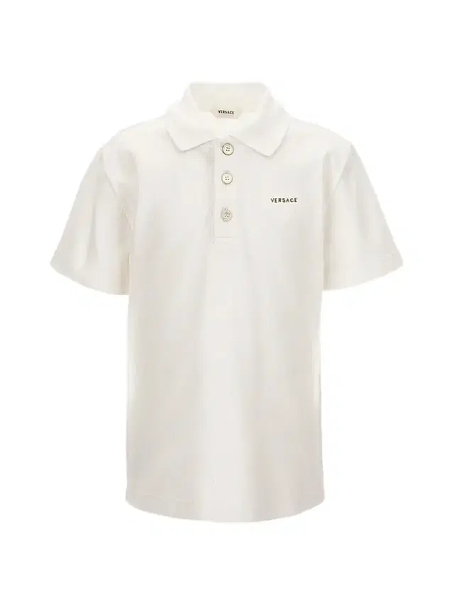 Little Boy's & Boy's Logo Piqué Polo Shirt - White Little Boy's & Boy's Logo Piqué Polo Shirt - White