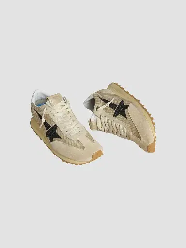Golden Goose Men's Marathon Mesh & Suede Low-Top Running Sneakers | Thumbnail 2