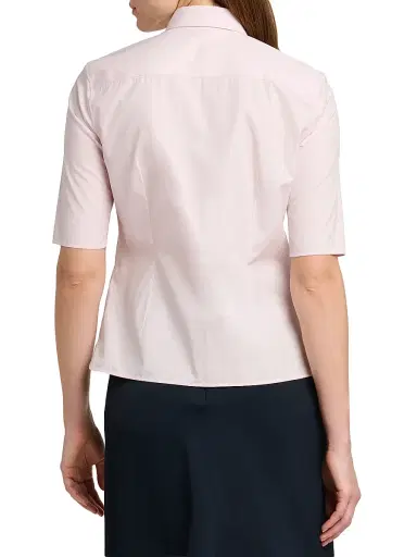 Jil Sander Women's Cotton Poplin Short-Sleeve Shirt - Rose - Size 8 | Thumbnail 5 Jil Sander Women's Cotton Poplin Short-Sleeve Shirt - Rose - Size 8 | Thumbnail 5