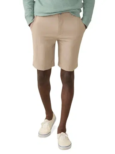 Faherty Brand Men's All Day Tailored Shorts - Khaki | Thumbnail 1 Faherty Brand Men's All Day Tailored Shorts - Khaki | Thumbnail 1