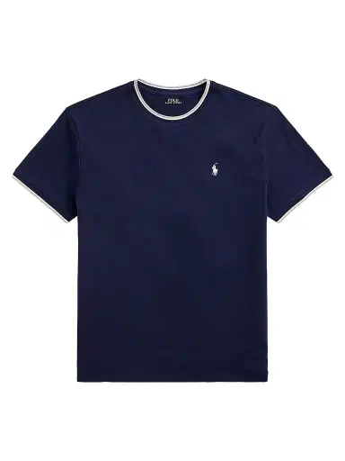 Polo Ralph Lauren Men's Stretch Mesh Crewneck T-Shirt - New Port Navy | Thumbnail 1 Polo Ralph Lauren Men's Stretch Mesh Crewneck T-Shirt - New Port Navy | Thumbnail 1