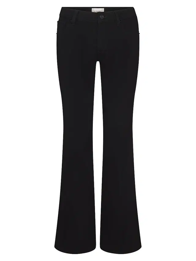 FRAME Women's The Rodeo Flare Jeans - Black