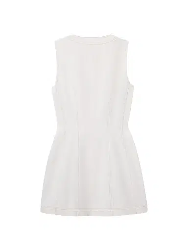 Frame Women's The Patch Pocket Denim Minidress - Natural Clean - Size 4 | Thumbnail 3