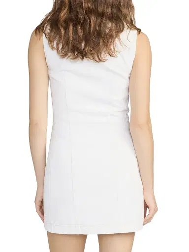 Frame Women's The Patch Pocket Denim Minidress - Natural Clean - Size 4 | Thumbnail 6