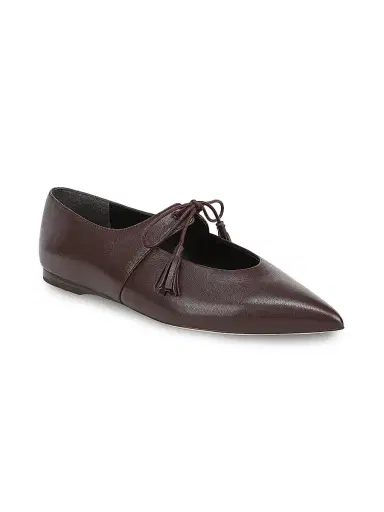 Favorite Daughter Women's Lily Leather Ballet Flats - Bordeaux - Size 11 | Thumbnail 2
