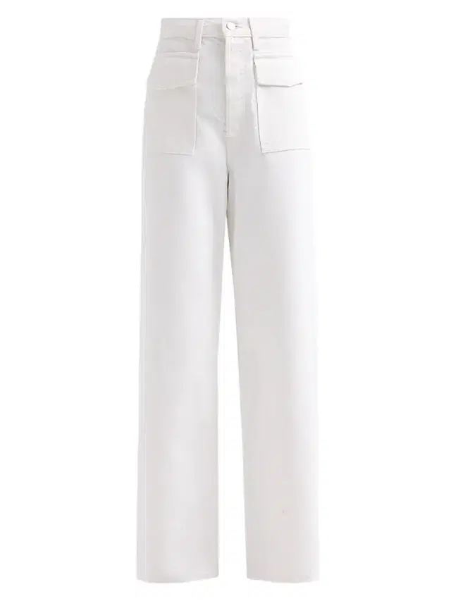 FRAME Women's The Collegiate Flap Pocket Jeans - White