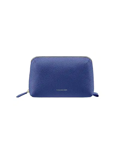 MAISON de SABRÉ Leather Tech Pouch - Lapis Blue | Thumbnail 1