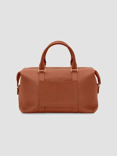 MAISON de SABRÉ Leather Duffle Bag - Walnut Brown | Thumbnail 4