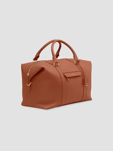 MAISON de SABRÉ Leather Duffle Bag - Walnut Brown | Thumbnail 6
