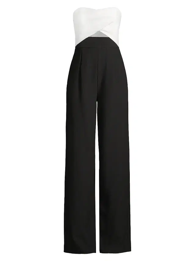 Black Halo Women's Jada Sleeveless Jumpsuit - Black Pearl
