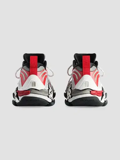Balenciaga Men's Triple S.2 Sneakers - Grey Red White - Size 13 | Thumbnail 6