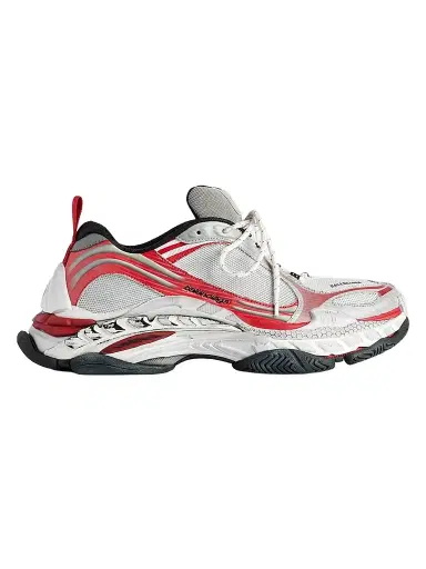 Balenciaga Men's Triple S.2 Sneakers - Grey Red White - Size 13 | Thumbnail 1