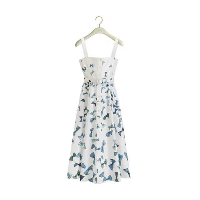 Dior Dioriviera Mid-Length Belted Dress