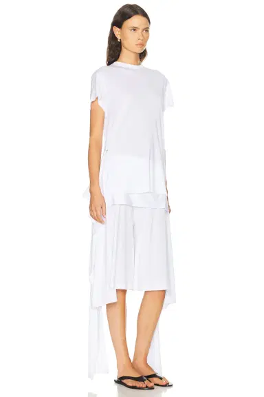 TOTEME Tie Waist Jersey Top | Thumbnail 3 TOTEME Tie Waist Jersey Top | Thumbnail 3