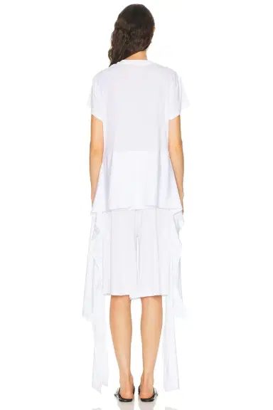 TOTEME Tie Waist Jersey Top | Thumbnail 4 TOTEME Tie Waist Jersey Top | Thumbnail 4