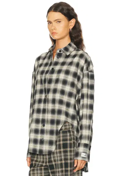 THE ATTICO Button Down Check Shirt | Thumbnail 2
