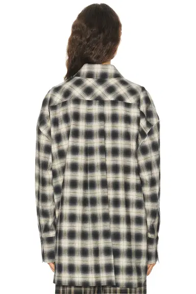 THE ATTICO Button Down Check Shirt | Thumbnail 3