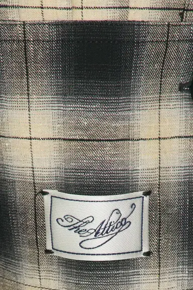 THE ATTICO Button Down Check Shirt | Thumbnail 5