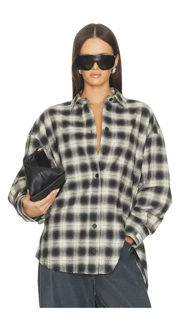 THE ATTICO Button Down Check Shirt | Thumbnail 6