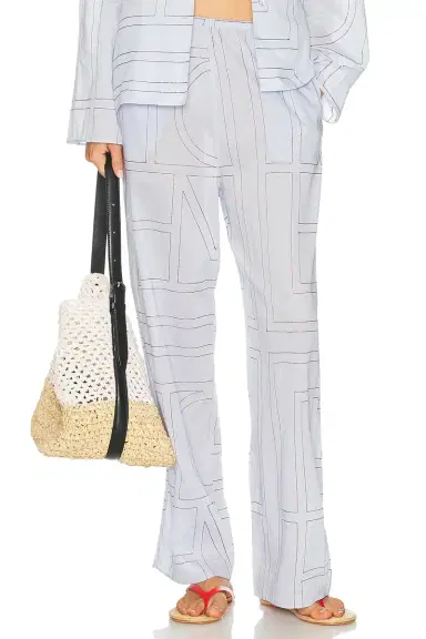 TOTEME Monogram Cotton Blend PJ Pant | Thumbnail 1
