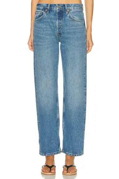 RE/DONE Beau Jean Cuffed Boyfriend Jeans | Thumbnail 3 RE/DONE Beau Jean Cuffed Boyfriend Jeans | Thumbnail 3