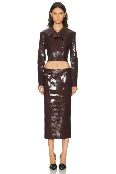 Tom Ford Nappa Pencil Skirt | Thumbnail 5 Tom Ford Nappa Pencil Skirt | Thumbnail 5