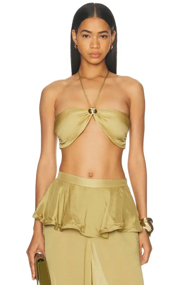 Solid Bandeau Top