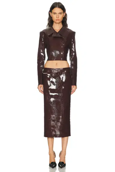 TOM FORD Nappa Double Breasted Jacket | Thumbnail 4