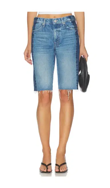 Mother The Mid Rise Maven Bermuda Fray Shorts | Thumbnail 7 Mother The Mid Rise Maven Bermuda Fray Shorts | Thumbnail 7