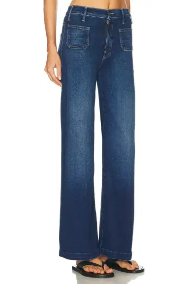 Mother The Hustler Roller Patch Pocket Sneak Jeans | Thumbnail 2 Mother The Hustler Roller Patch Pocket Sneak Jeans | Thumbnail 2