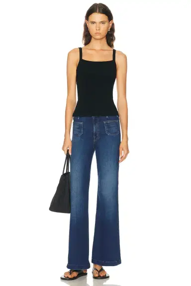 Mother The Hustler Roller Patch Pocket Sneak Jeans | Thumbnail 5 Mother The Hustler Roller Patch Pocket Sneak Jeans | Thumbnail 5