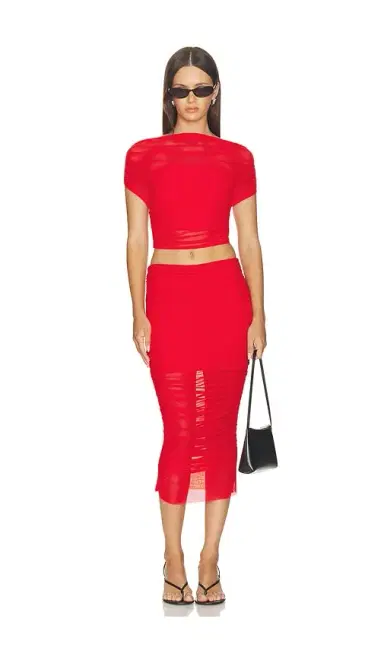 SEROYA Maja Mesh Skirt | Thumbnail 5