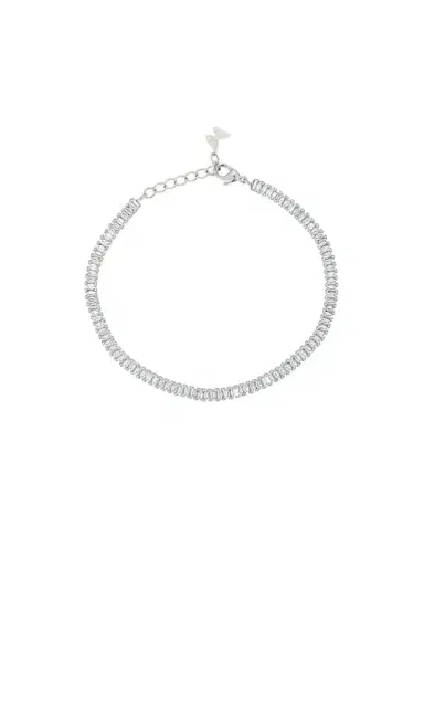 By Adina Eden Cz Baguette All Around Tennis Bracelet | Thumbnail 2 By Adina Eden Cz Baguette All Around Tennis Bracelet | Thumbnail 2
