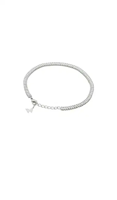 By Adina Eden Cz Baguette All Around Tennis Bracelet | Thumbnail 3 By Adina Eden Cz Baguette All Around Tennis Bracelet | Thumbnail 3