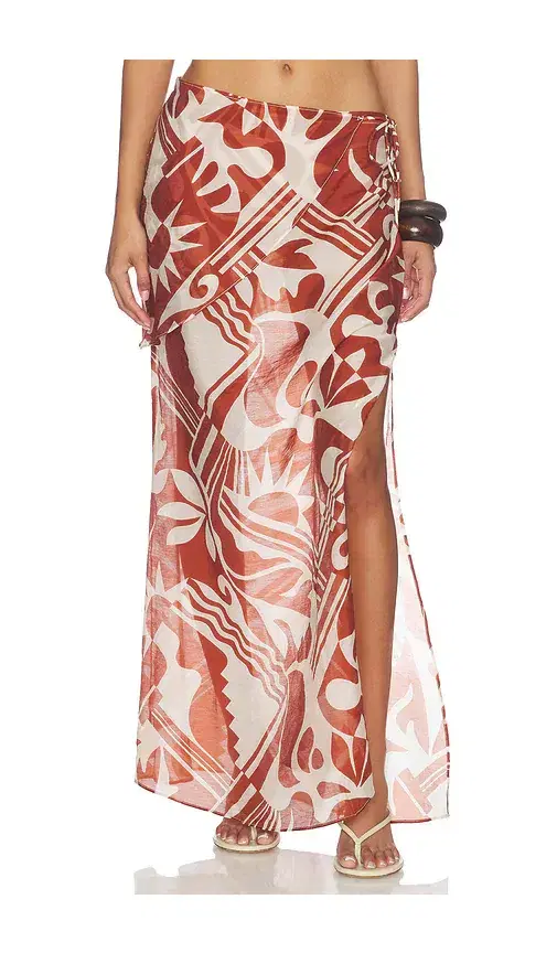 L'Academie Caila Maxi Skirt