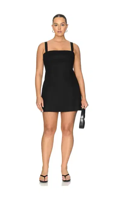 GOOD AMERICAN The Structured Linen Mini Dress | Thumbnail 2 GOOD AMERICAN The Structured Linen Mini Dress | Thumbnail 2