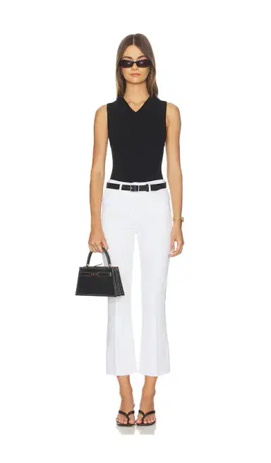 L'Agence Kendra High Rise Crop Flare Jean | Thumbnail 5 L'Agence Kendra High Rise Crop Flare Jean | Thumbnail 5