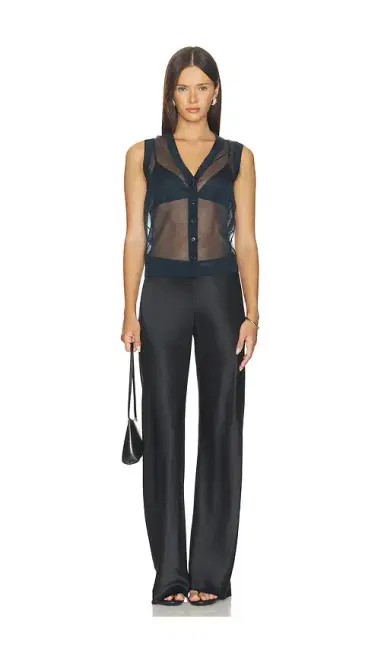 RENGGLI Sheer Knit Vest | Thumbnail 4