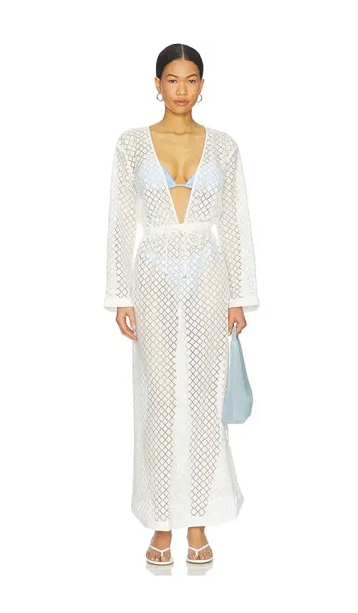 Seafolly Gathered Lace Cover Up