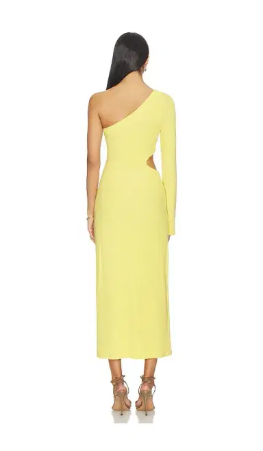LNA Holden Rib One Shoulder Dress | Thumbnail 3 LNA Holden Rib One Shoulder Dress | Thumbnail 3