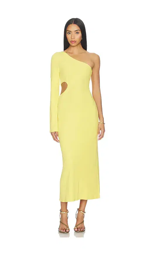 Holden Rib One Shoulder Dress