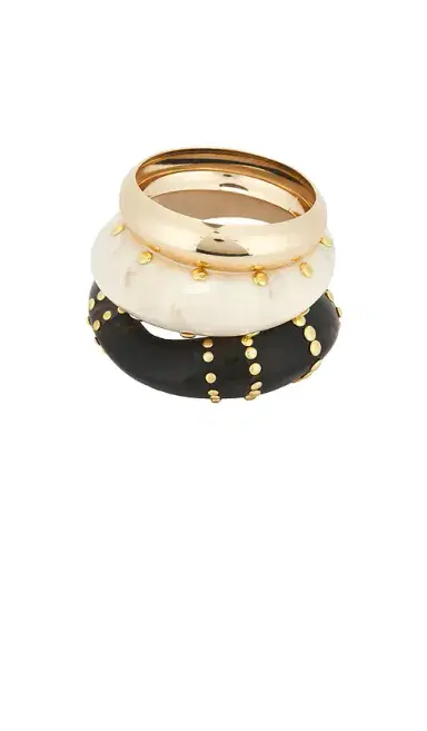 Epifene Studded Bangles Set Of 3 | Thumbnail 2 Epifene Studded Bangles Set Of 3 | Thumbnail 2