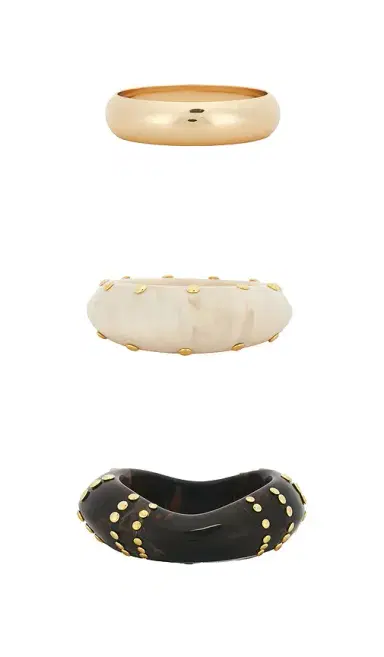 Epifene Studded Bangles Set Of 3 | Thumbnail 5 Epifene Studded Bangles Set Of 3 | Thumbnail 5